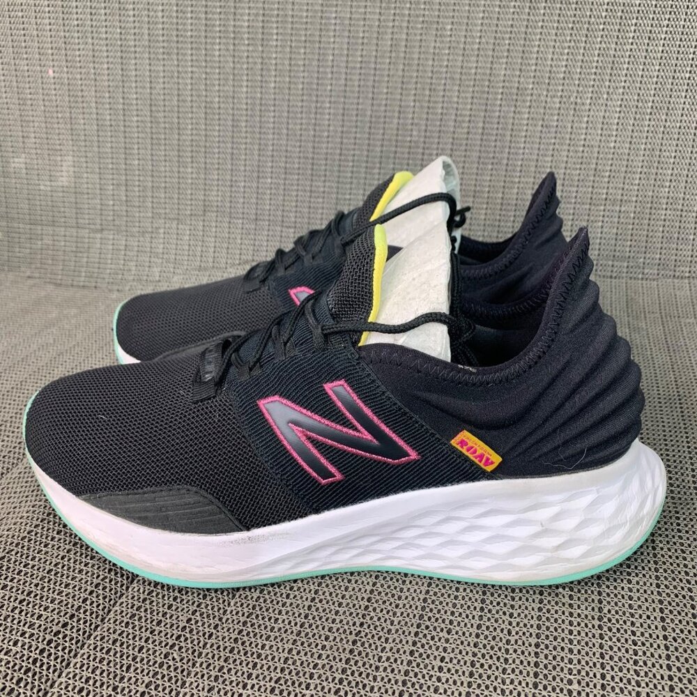 New Balance Black and Pink Sneakers